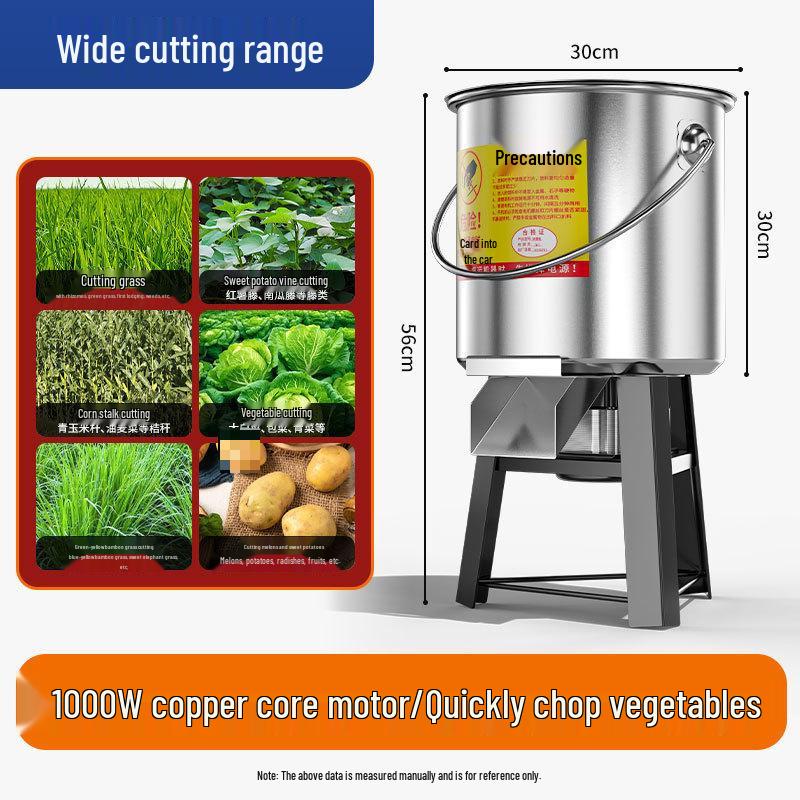 

Багатофункціональний подрібнювач овочів та траворізка для птиці з нержавіючої сталі