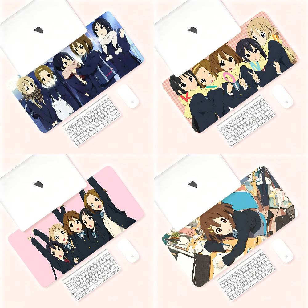 Anime K-ON Mouse Pad Computer Mat Deskpad Laptop Keyboard Mat Office Large Landscape Mousepad