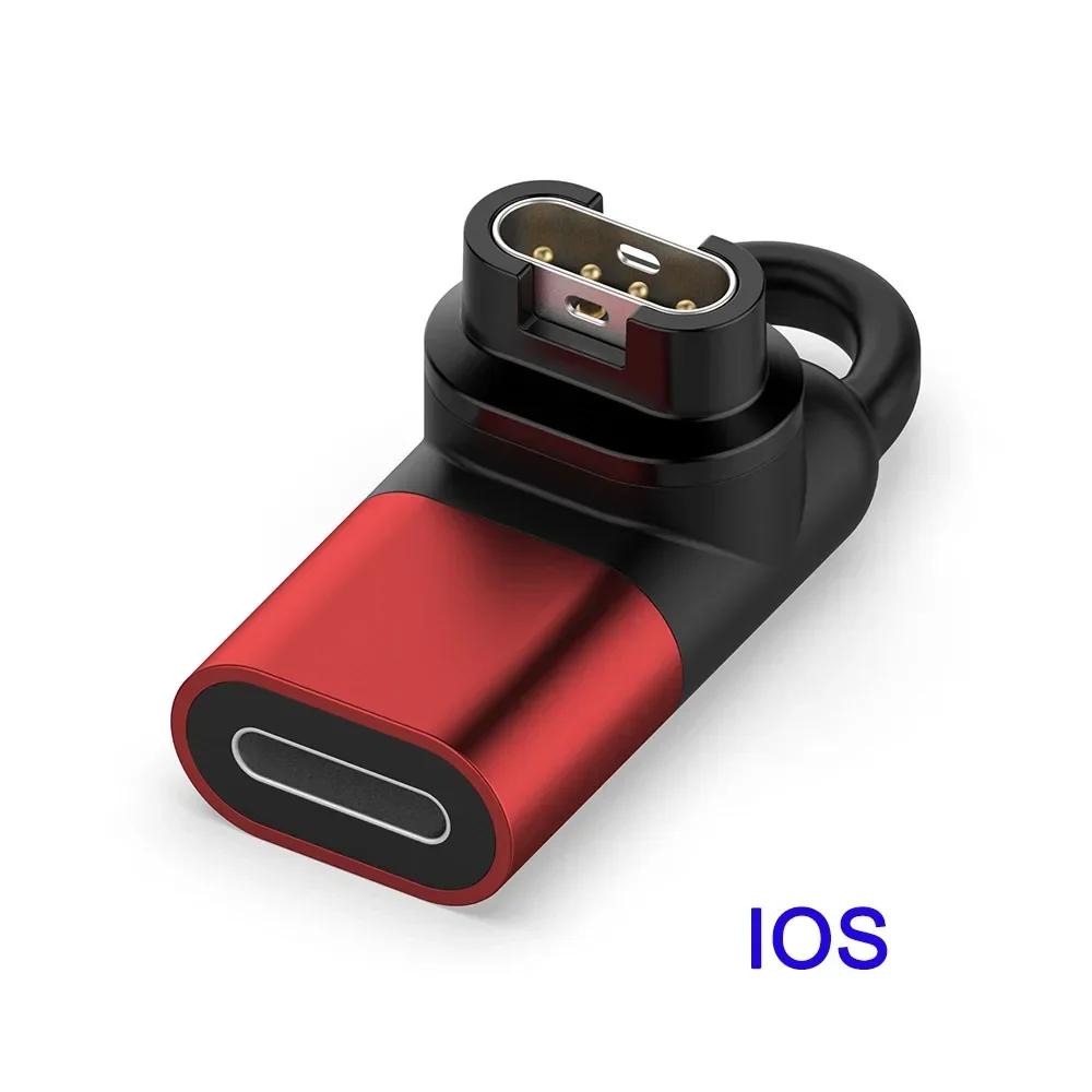 Connecteur Chargeur pour Montres Intelligentes Garmin Chargeur Micro USB/ IOS/ Type C Adaptateur de Charge pour Instinct 2 Solar/ Fenix 5/6/7 7x