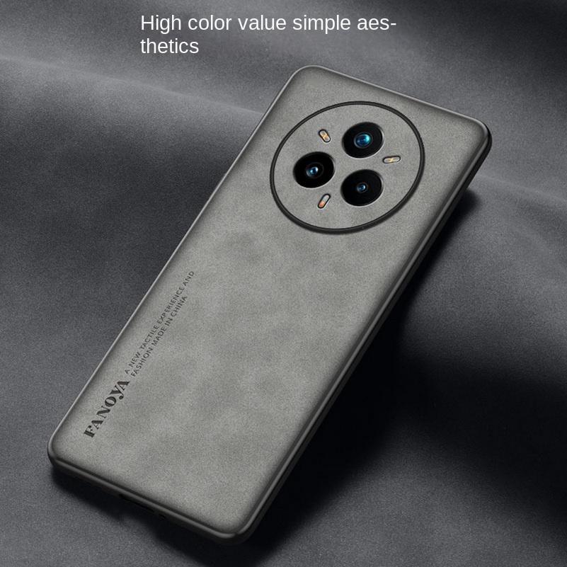 Plain Leather Comfortable Suede Case For Realme 14 Pro + 13 Plus 12 11 Realme GT Neo 7 6 6T 5 3 3T GT 7 Pro 6 5 V60 Pro Cover