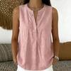 DICFY Women's Fashion Casual Summer Spring V-Neck Sleeveless Blouses & Shirts