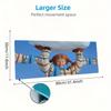 Pippi Longstocking Large Size Mouse Pad Large Gaming Table Cushion Non-slip Laptop Tablet Big Mousepad XXL Mat Mini PC Playmat With Lock edge
