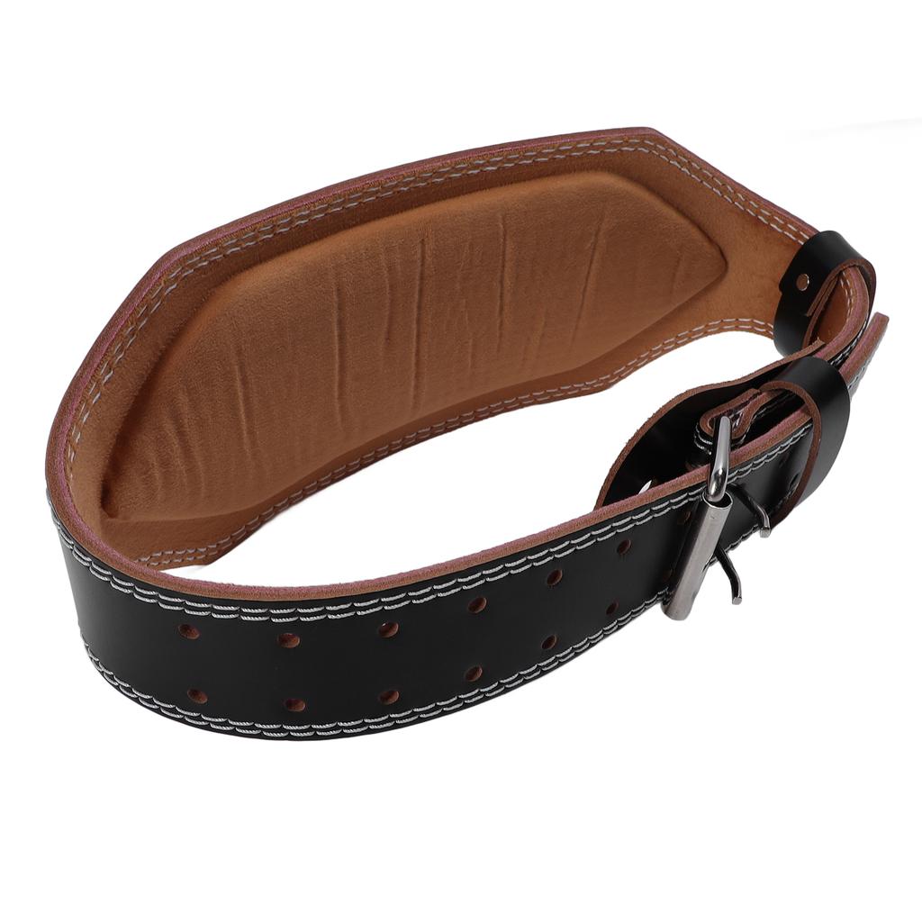 Weight Lifting Belt Professional Cowhide Wide Thick Workout Belt for Squat Hard Pull Exercise