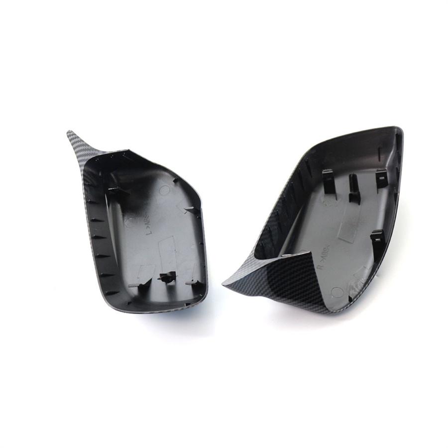 Für BMW 5er E60 E61 E63 E64 2004-2007 Spiegelkappen Gehäuse Rückspiegelabdeckung Karbonfaser-Stil 51167078360 51167078359