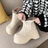 Fashion Shoes Women's Winter Thick Soled Snow Boots Plush Women's Casual Sports Shoes Warm and Cold Proof High Top Women's Boots