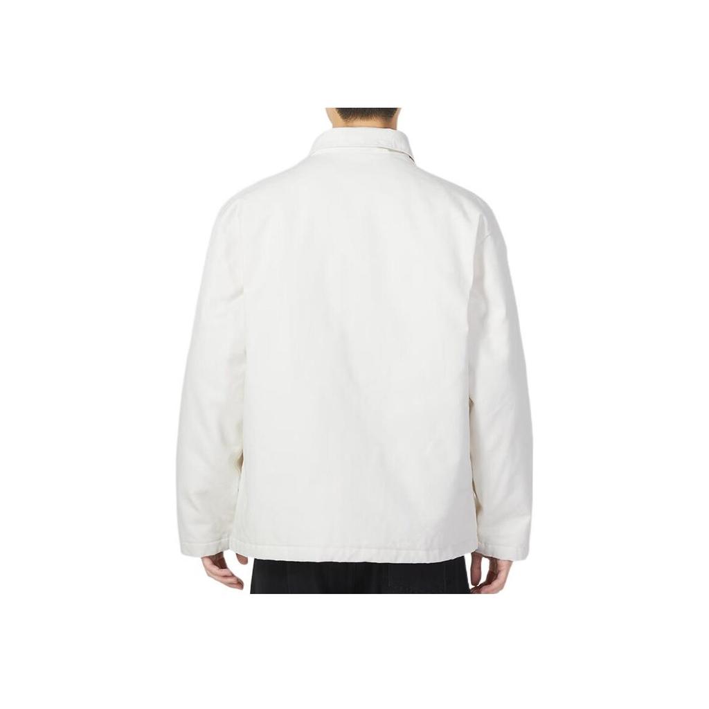 Nike Solid Color Logo Pocket Long Sleeve Jacket Men Outerwear White DQ4939-030