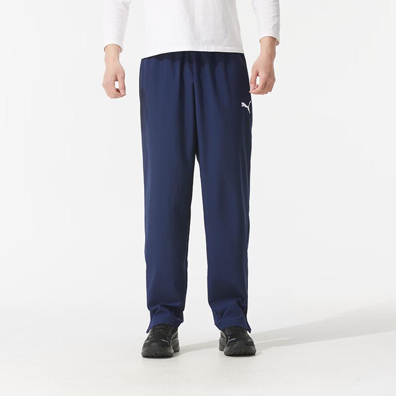 PUMA Men s Straight-Leg Woven Sports Pants S