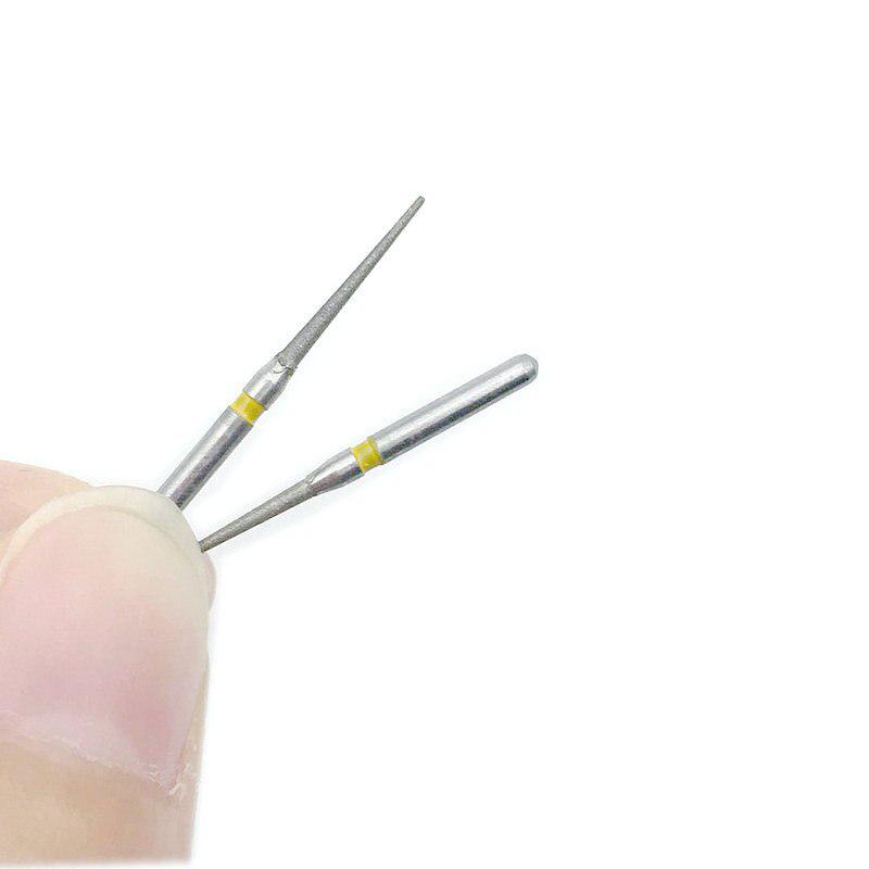 10 sztuk dentystyczne wiertła diamentowe do polerowania zębów szybkobieżna rękojeść FG 1.6M TC-27EF