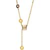 Compact Waist Necklace Women'S Simple Opal Pendant Versatile Collarbone Chain Temperament Fringed Neck Chain Premium
