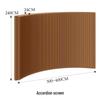 18-Panel Curved Folding Screen Divider – Japanese Style Retractable Wall for Live Broadcasts