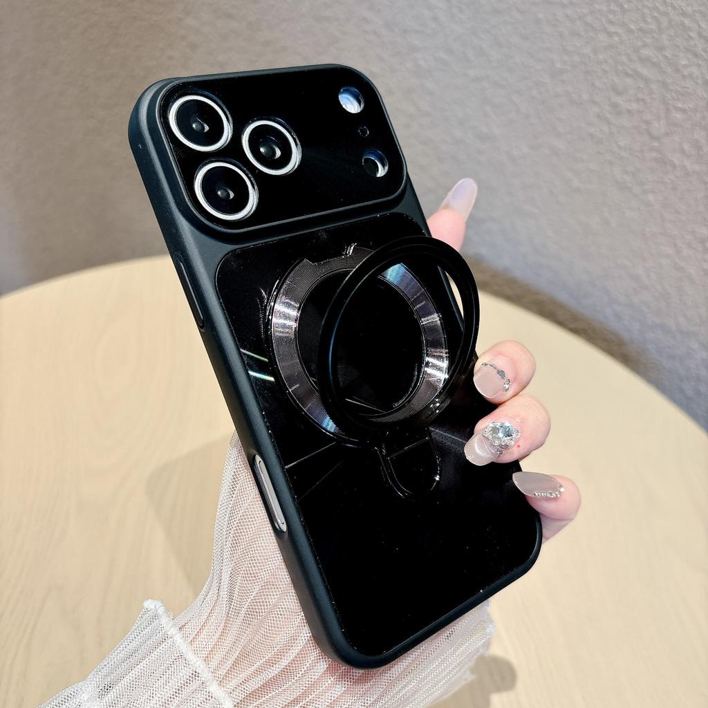 Metal bracket is suitable for iPhone17PROMAX second change mobile phone case, built-in N52 magnetic suction Apple 16 protective case