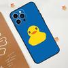 Cartoon Duck Knife Phone Case For iPhone 18 17 Pro Max 11 14 15 16 Pro Max 12 13 mini 16 Plus 16e 17 Air Funda