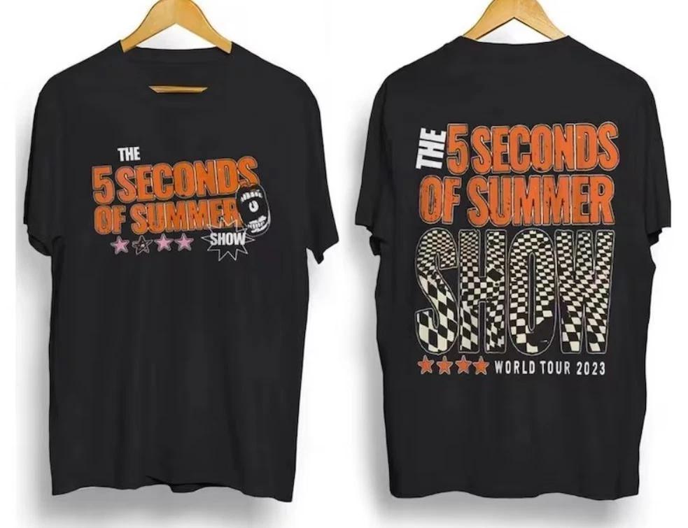 5 Seconds Of Summer Music Y2K Merch Vintage The Show 2023 Tour 5 Secon XXL