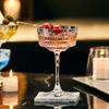 European Classical High-Stemmed Martini Glass - Artistic Cocktail & Wine Glass for Bars