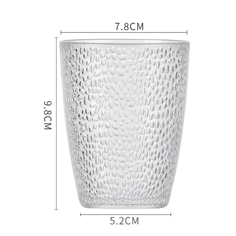 Drinkware Acrylic Acrylic Glasses 210/300/360ml Stackable Drink Cup Transparent Unbreakable Tea Cup Bar