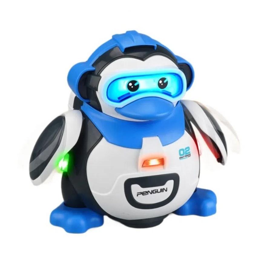 Interactive Penguin Moving Walking Toy Mechanical Penguin Simulation Model Kids Birthday Gifts