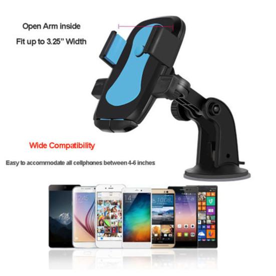 Suport rotativ pe parbriz al vehiculului cu aspirație Suport telefon auto Suport Leagăn