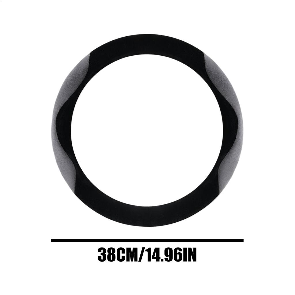 Чохол на кермо м'який протиковзкий термозимовий захисний чохол на кермо автомобіля для захисту, обслуговування, догляду, комфорту водіння