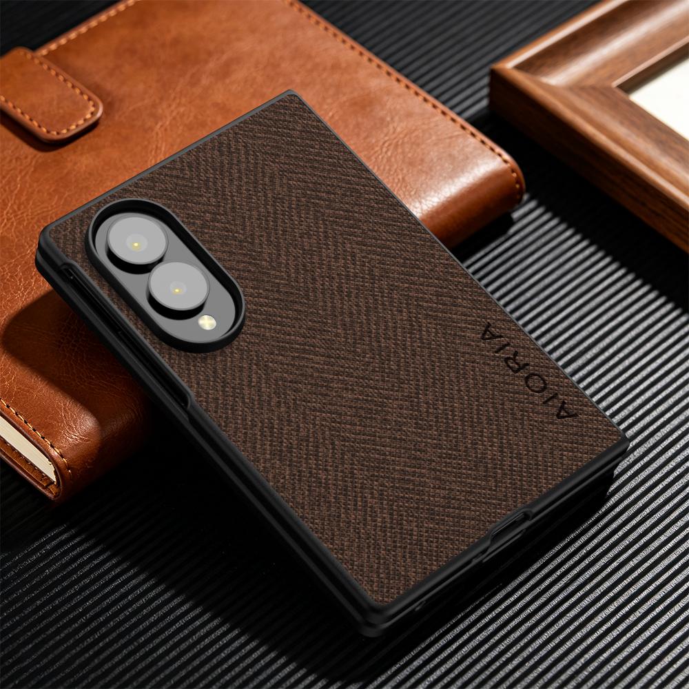 Case for Samsung Galaxy Z Fold 8 Fold8 Ultra 7 6 5 4 3 Luxury Textile Leather Phone Cover for Samsung Galaxy Z Fold 8 Case Capa