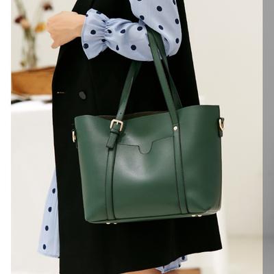 Bolsa feminina simples e elegante portátil de um ombro crossbody bolsa