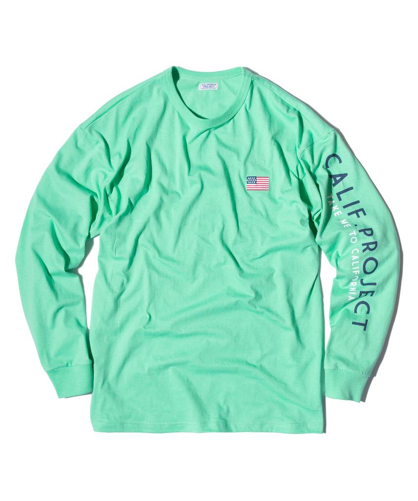 CALIFORNIA PROJECT Flag L/S T-Shirts N.Mint