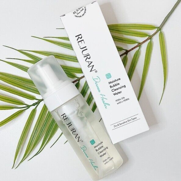 

REJURAN Derma Healer Moisture Bubble Очищающая вода, успокаивающее, увлажняющее, KBeauty, корейская косметика, образец