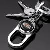 Cadillac Keychain Car Logo Premium Keyring Zinc Alloy For CT4 CT5 XT4 XT5 XT6 ATS CTS XTS All Cadillac Models Auto Accessories