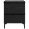 Nightstand 2 Pcs Black Oak Effect 40 X 35 X 50 Cm