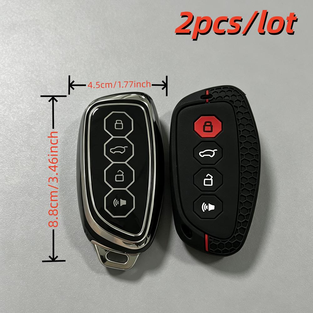 S/Lot Car Key Case Covers For Haval Hover Xy H6 Dargo M6 H9 H6S F7 F7X Jolion X Dog H2 H3 H5 H7 H8 M4 F7H H2S 4 Buttons
