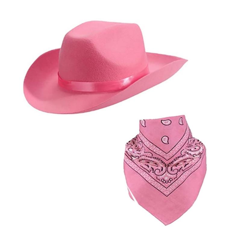 Kreativer Cosplay Cowboyhut Der West-Typ Hut mit großer Krempe Fahrradmaske Cowboy Jazz-Accessoires für erwachsene Männer und Frauen