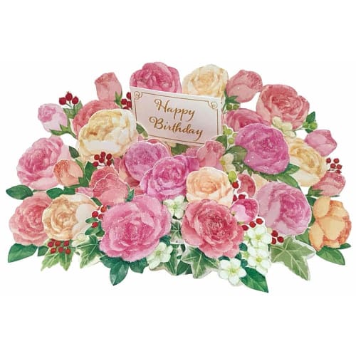 

Sanrio (SANRIO) Floral card with glitter FA10-0 P1710