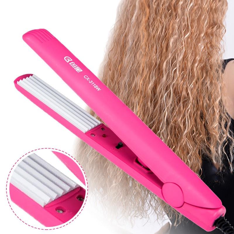 Buy Hair Curling Curler Ceramic Hair Crimper Crimping Iron Perm Splint