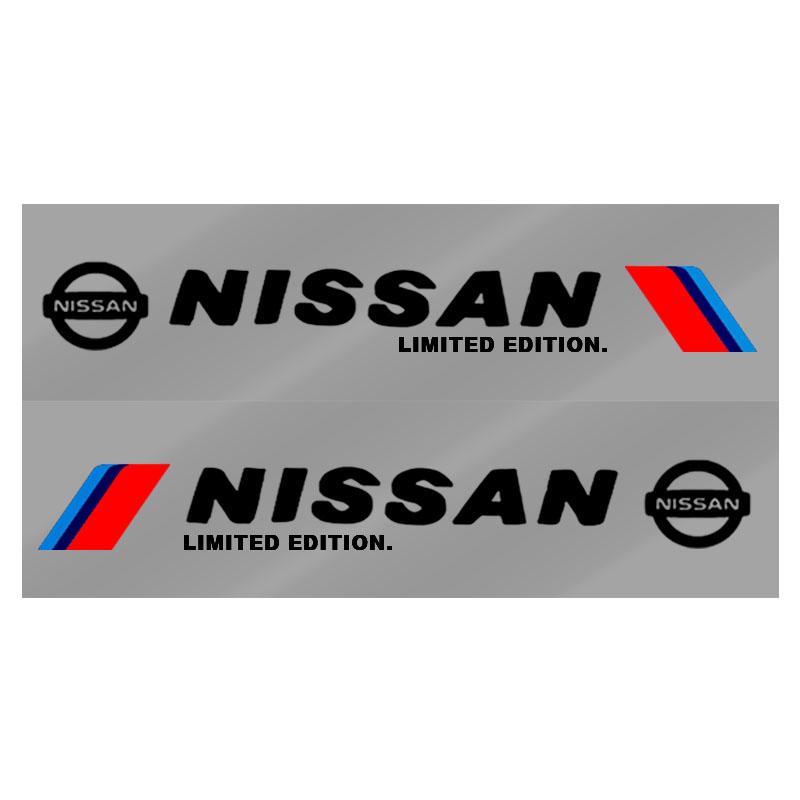 

2 шт. Автомобільні 3D наклейки Автомобільна бічна наклейка Спортивні наклейки Декалі Автомобільні аксесуари Для Nissan Nismo Qashqai J11 J10 Juke X Trail T32 Tiida Teana Skyl Nissan чорний