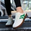 Retro Lace-up Breathable Casual Sports Men's and Women's Moral Training Shoes Round Head Splicing Mesh Forrest Gump Shoes