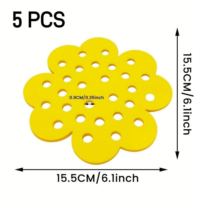 Floating Bee Island-Bee Waterer Bee Insect Drinking Tray Beekeeping Setups Luring Insect Waterer Island Tray For Outdoor Garden