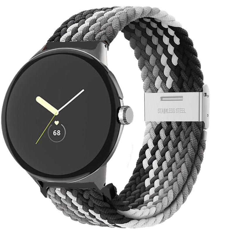 Braided solo loop strap for Google Pixel Watch 2 Band Smartwatch Accessories Elastic Bracelet correa Pixel Watch Active band