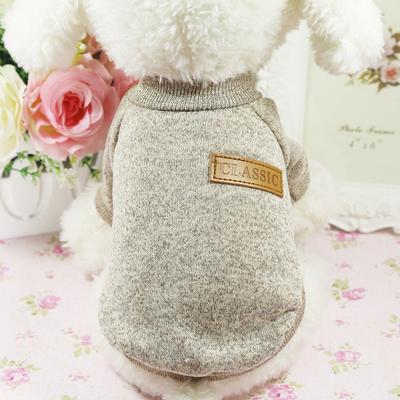 Pet Dog Puppy Classic Sweater Fleece Sweater Clothes Warm Sweater Winter