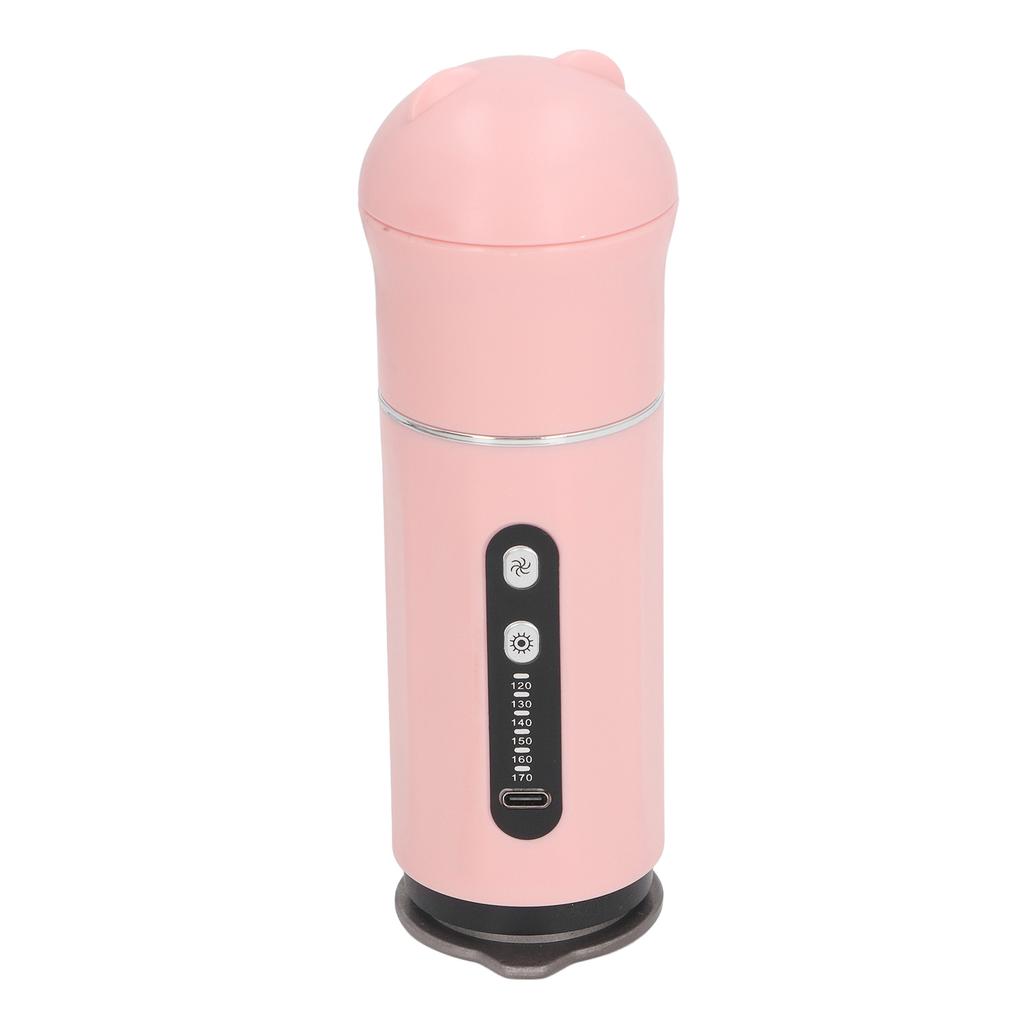 Fusselentferner Multifunktion Wiederaufladbar Handlich Elektrisch Tragbar Reise Kleidungsstück Dampfbügeleisen für Zuhause Rosa