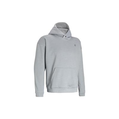 Under Armour Felpa con cappuccio da basket Curry Greater a tinta unita da uomo grigia 1380325-011
