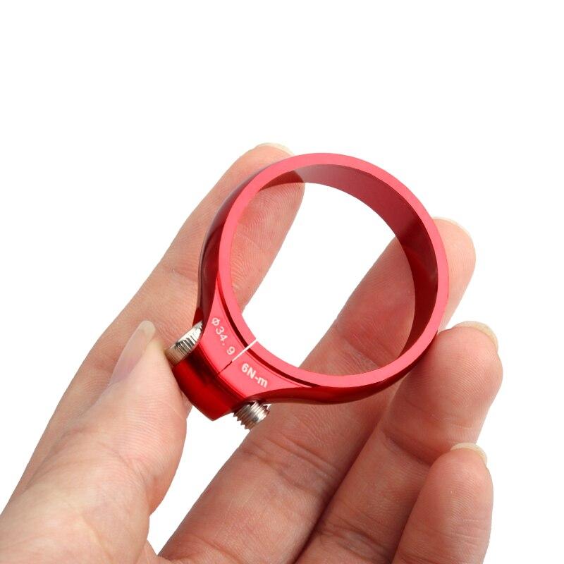 Bicycle Seat Post Clamp 31.8/34.9mm Super Light CNC Aluminum Alloy MTB Road Bike Lock Seatpost Clamp Cycling Accessories