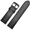 Dla Armani AR2460/2461/2462/0263 Pasek na nadgarstek ze skóry liczi Oryginalna jakość pasek do zegarka z prawdziwej skóry 24mm brązowy czarny pasek męski