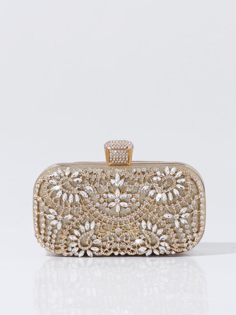 Elegant strassclutch - Europeisk amerikansk mode aftonväska
