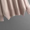 Knit Sweater Diamond Women Long Sleeve Casual O Neck Autumn Winter