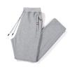 Men's Autumn/Winter Thickened Cotton Straight-Leg Sweatpants - Loose Fit, Plus Size, Casual Trousers