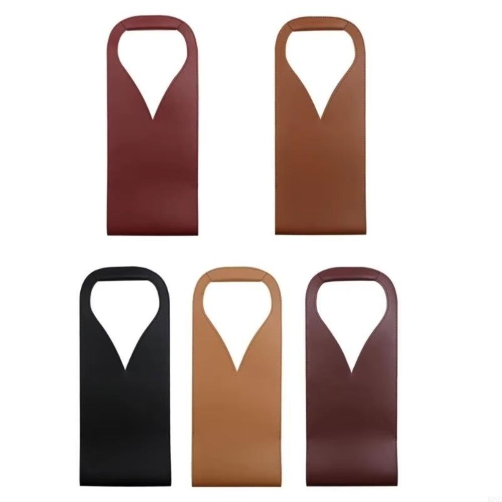Single Bottle Holder Leather Wine Carrier Waterproof Beer Gift Bag Wine Tote Bridal Shower