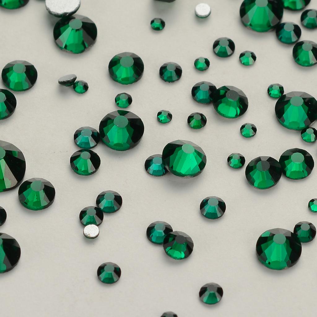 Rhinestones Multi Sizes Colorful Non Hotfix Rhinestone Flat Back Nail Rhinestones for DIY Crafts