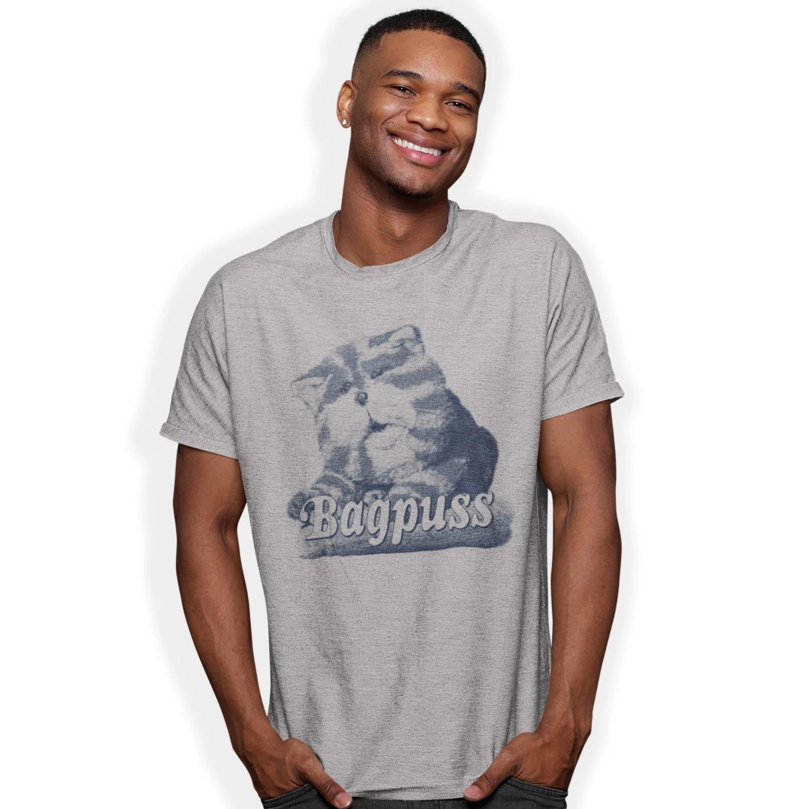 Bagpuss Classic Kids TV Hand Printed T-Shirt Birthday Gift Oh Fat Furry Cat Puss L