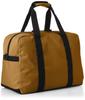 Outdoor Products 2-Way Boston Bag, Large Capacity 40L, Travel/Gym Bag, Luminous Metal-Look Zipper, Brown, Size F