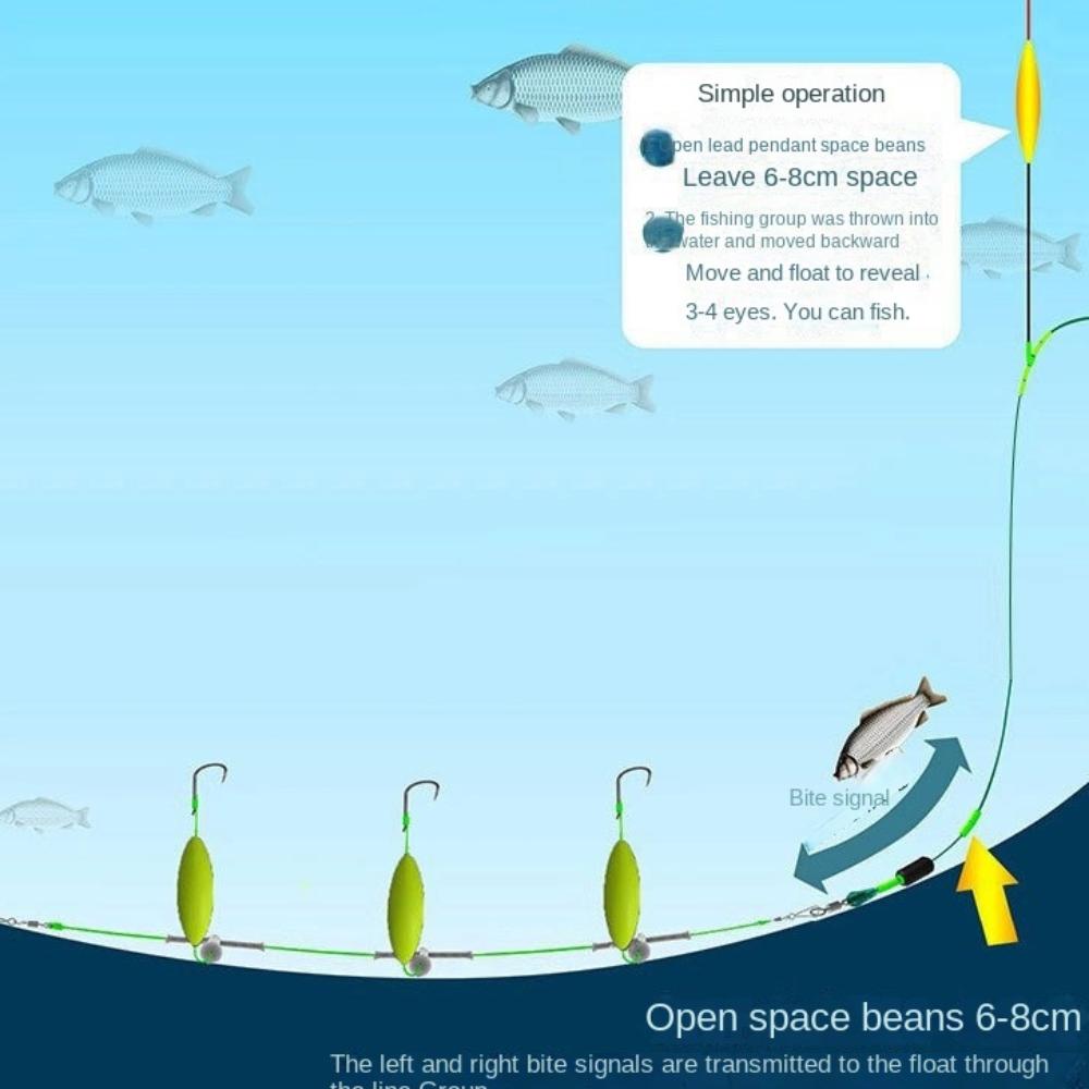 Three Hook Carp Fishing Hook Automatic Flipping Carp Rigs Fishing Lure  Fishing Tackle