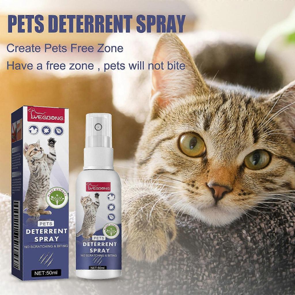 3X Furniture Scratch Protector Yegbong, Bitter Cat Training Deterrent Spray, Indoor Outdoor